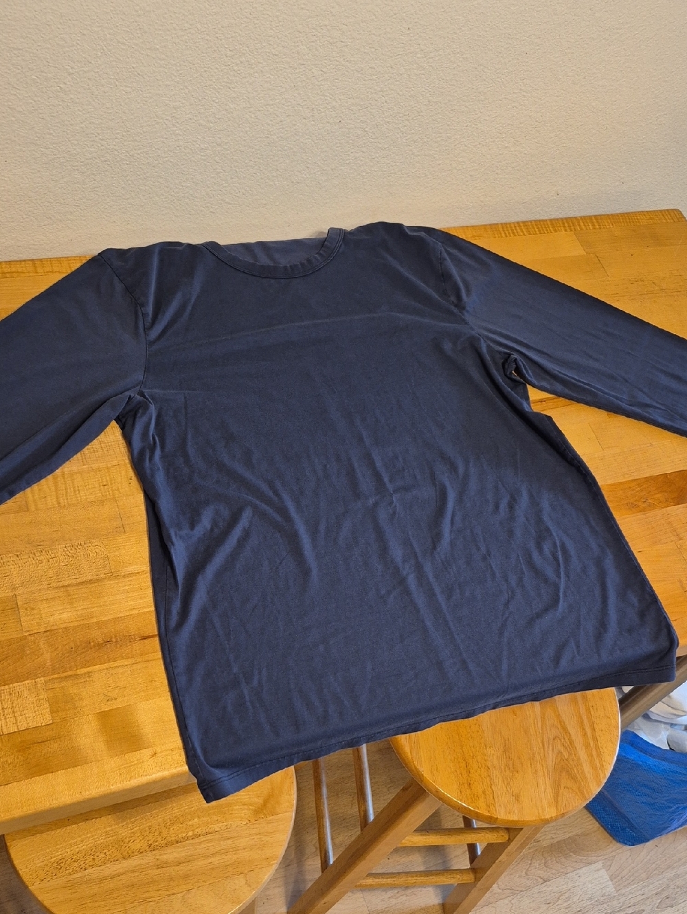 Blue Long Sleeve Shirt Men's Medium